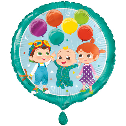 Cocomelon Mylar Party Foil Balloon Multicolor, 18"