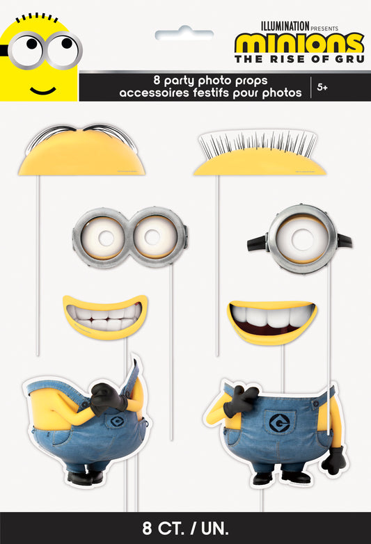 Despicable Me Photo Booth Props, 8-pc
