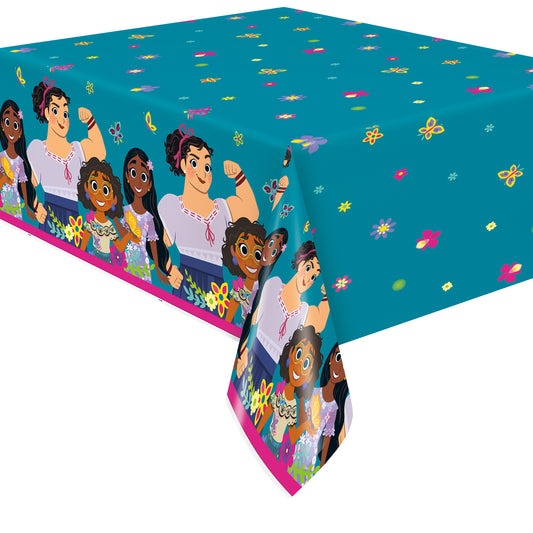Disney Encanto Rectangular Plastic Table Cover, 54" x 84"