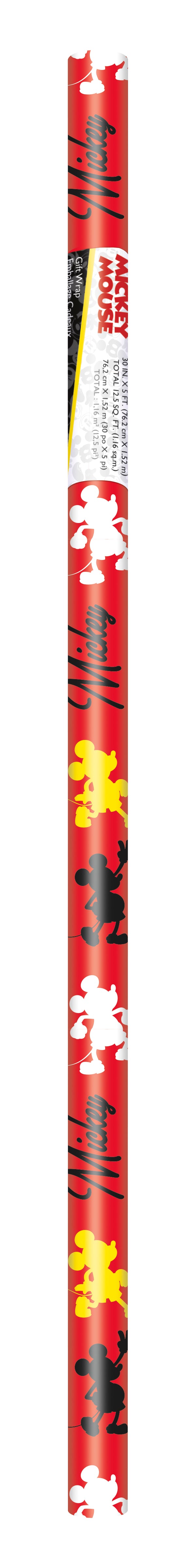 Disney Mickey Mouse Gift Wrap, 30" x 5ft