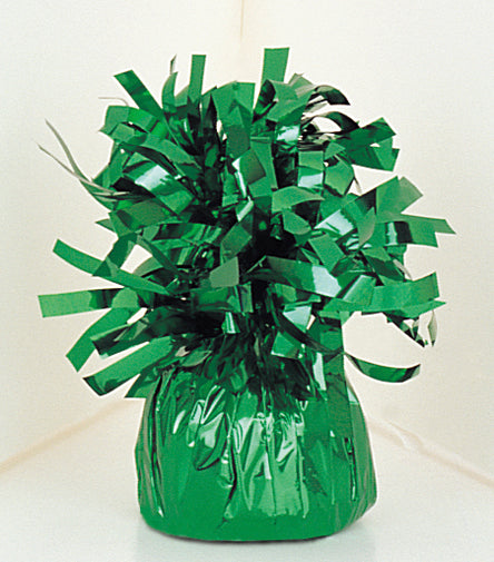 Green Foil Balloon Weight