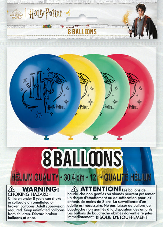 Harry Potter 12" Latex Balloons, 8-pc