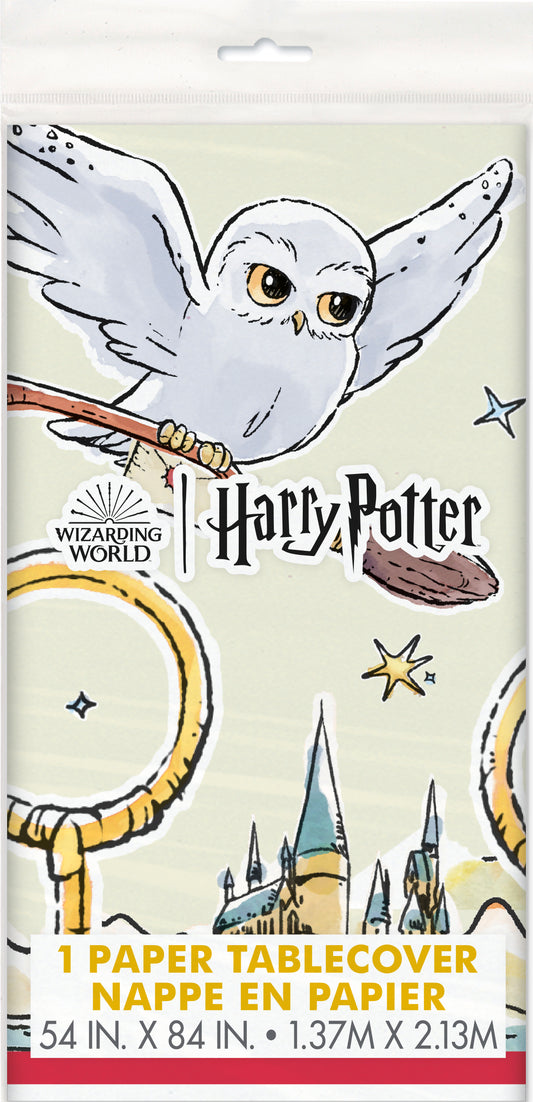 Harry Potter Rectangular Paper Table Cover, 54" x 84"