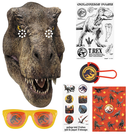 Jurassic World 3 Party Favor Kit, 48 pièces