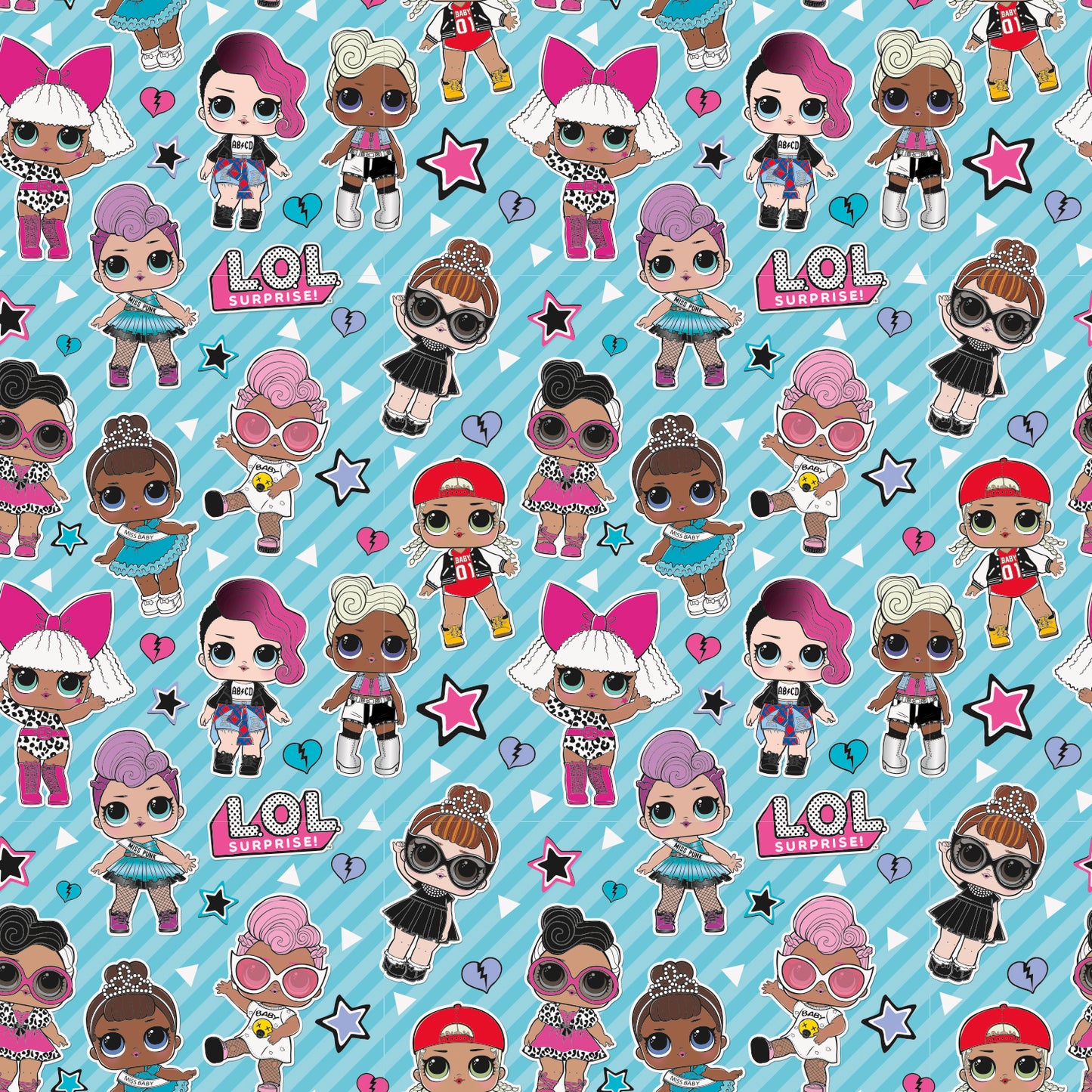 LOL Surprise Gift Wrap, 30" x 5ft