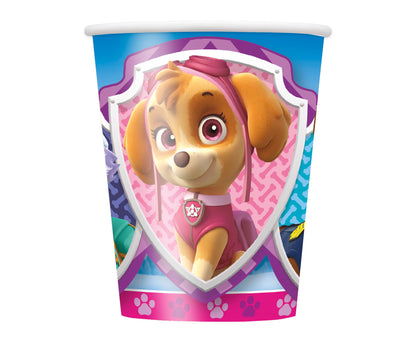 Paw Patrol Girl 9oz Paper Cups, 8-pc