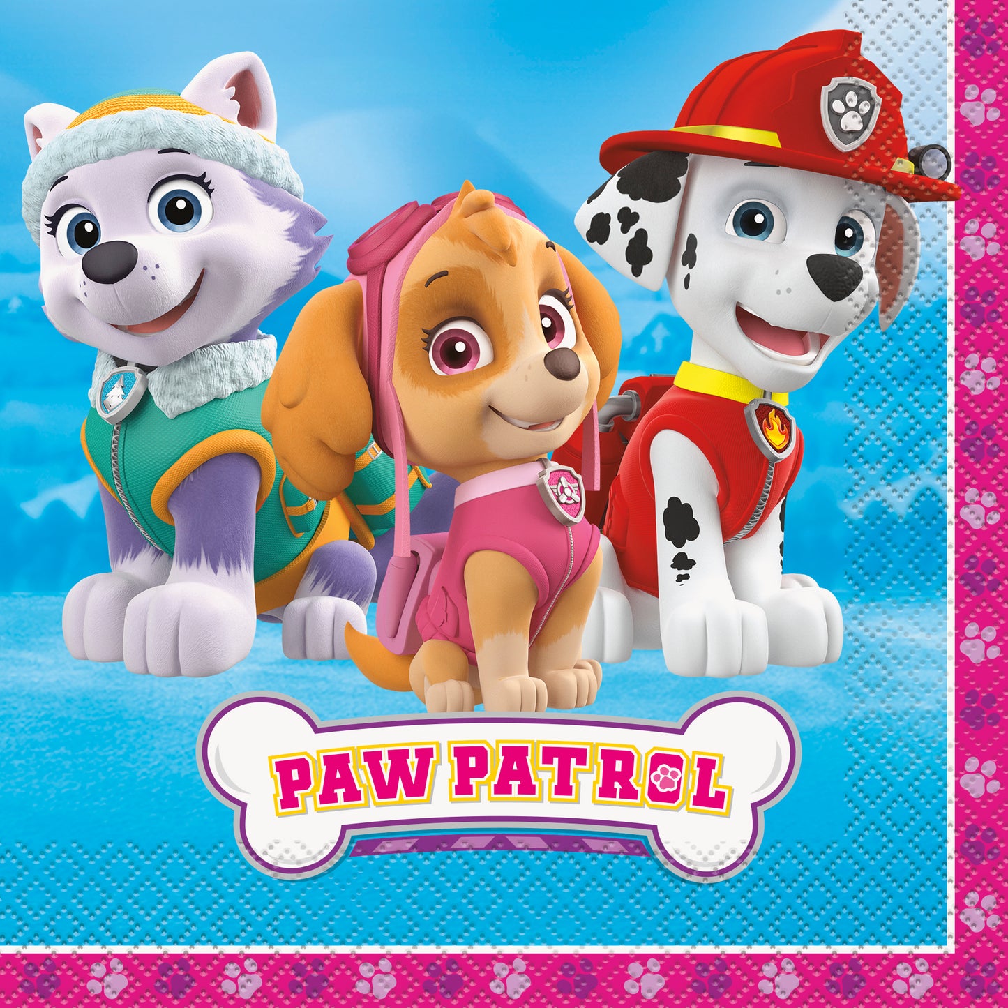 Paw Patrol Girl Luncheon Napkins, 16-pc