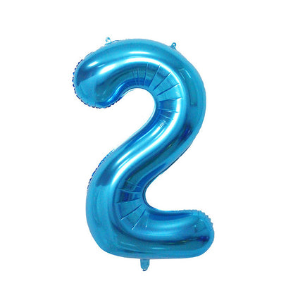 (All Color Options) Foil Number 2 Balloon,  16" / 40"