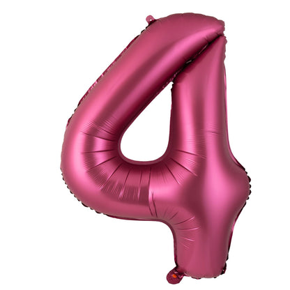 (Toutes les options de couleur) Ballon en aluminium numéro 4, 16 "/ 40"