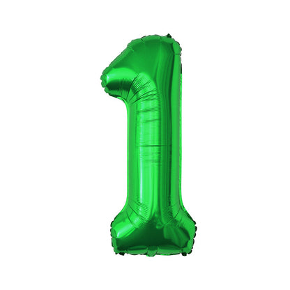 (All Color Options) Foil Number 1 Balloon,  16" / 40"